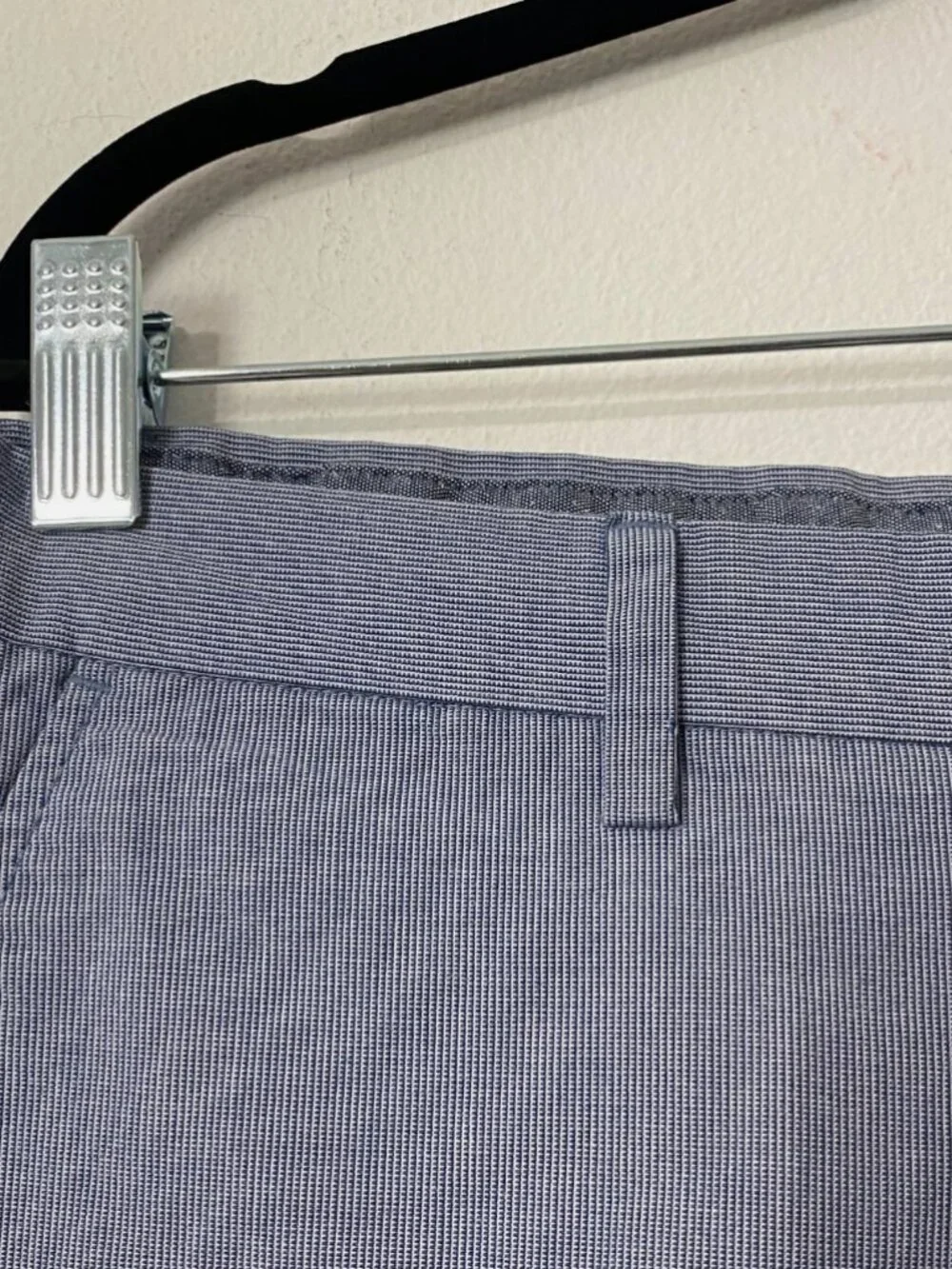 Banana Republic Blue Kentfield Straight Pinstripe Chino Pants 35x30